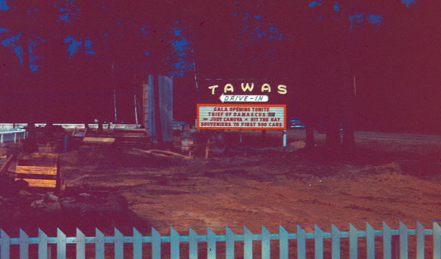 Tawas Drive-In Theatre - 1950 Shot From A S Al Johnson (newer photo)